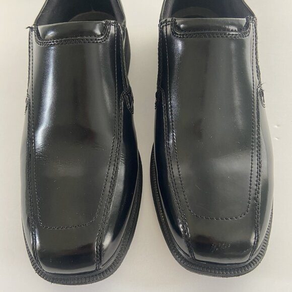 Nunn Bush Kore Comfort Gel Black Leather Loafers - Size 10.5 Wide - Picture 3 of 10